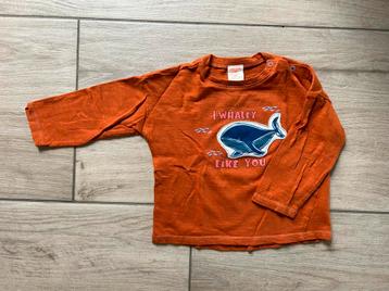 Shirt I Whaley Like You HEMA maat 80 beschikbaar voor biedingen