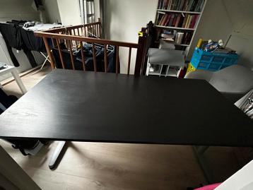 Bureau Ikea Galant antrhaciet 160x80cm, t-poten - afbeelding 4