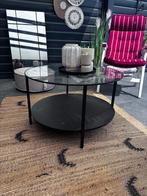 Salontafel glas Ikea, Huis en Inrichting, Tafels | Salontafels, Ophalen, Gebruikt, 100 tot 150 cm, Rond