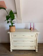 Brocante Massief Houten Ladenkast, Huis en Inrichting, Ophalen, Gebruikt, 100 tot 150 cm, Met lade(s)