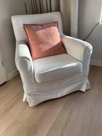 Gratis! Comfortabele fauteuil met witte hoes Ikea, Ophalen, Gebruikt, Minder dan 75 cm, 75 tot 100 cm