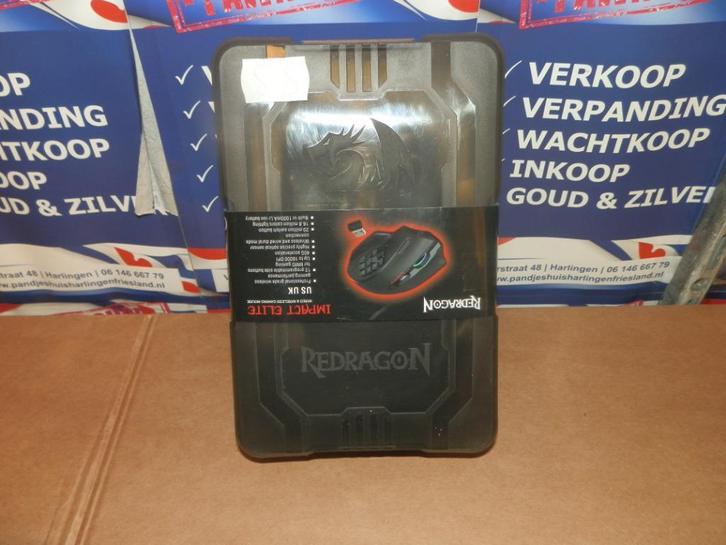 red dragon impact elite type M913 muis nieuw, Computers en Software, Muizen, Nieuw, Muis, Rechtshandig, Draadloos, Gaming muis