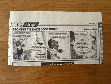 Rechter Tie krantenstrip nr. 2 – Algemeen Dagblad (1984) beschikbaar voor biedingen