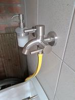 KRAAN MET 2 UITGANGEN NIEUW RVS, Ophalen of Verzenden, Nieuw