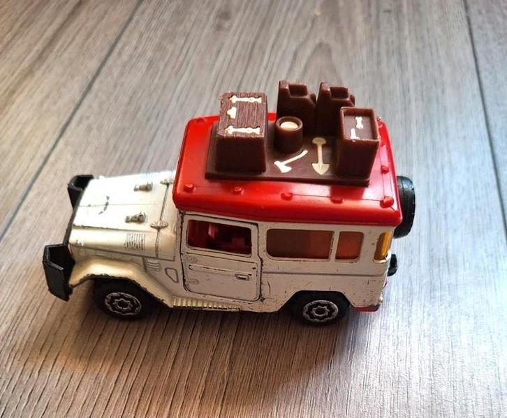 Vintage Majorette Toyota Land Cruiser 4x4 1:36, Hobby en Vrije tijd, Modelauto's | Overige schalen, Gebruikt, Auto, Ophalen of Verzenden