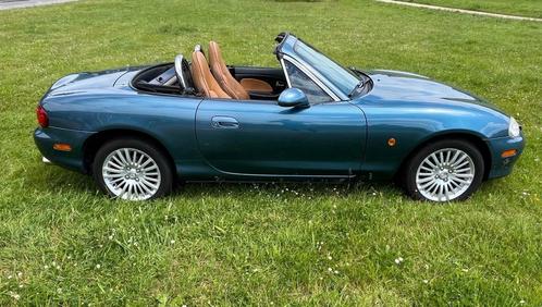 Mazda mx5 nb 2005 Blauw, Auto's, Mazda, Particulier, MX-5, Benzine, Cabriolet, Handgeschakeld, Geïmporteerd, Blauw, Beige, Leder