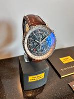 BREITLING NAVITIMER WORLD 46mm NL 2017, Sieraden, Tassen en Uiterlijk, Horloges | Heren, Breitling, Staal, Ophalen of Verzenden