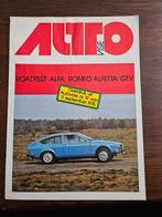 Folder (Roadtest Autovisie) Alfa Romeo Alfetta GTV, Ophalen of Verzenden, Zo goed als nieuw, Alfa Romeo