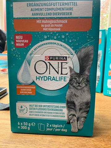 10 pakken Purina One Hydralife Kip 6x50 gram beschikbaar voor biedingen