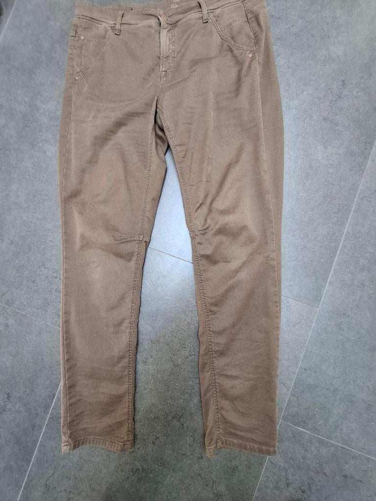 BROEK, CAMBIO, CJ JEANS, MAAT 46, Bruin, Maat 46/48 (XL) of groter, Ophalen of Verzenden, Lang