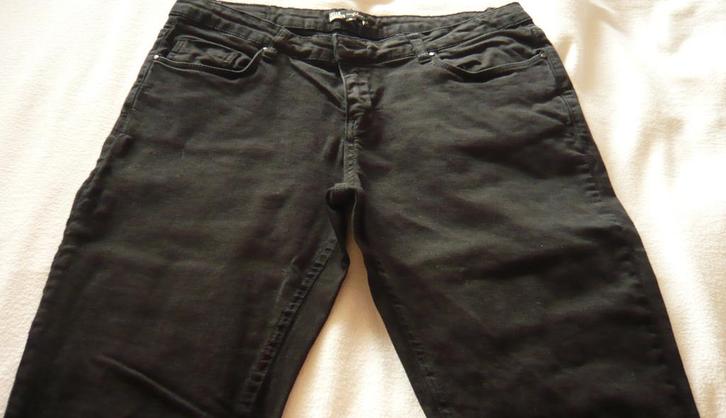 Bella Ragazza zwart 5 pocket spijkerbroek/jeans XL, Kleding | Dames, Spijkerbroeken en Jeans, Gedragen, W30 - W32 (confectie 38/40)