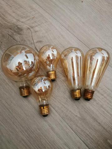Set dimbare filament LED lampen. Edison bol peer