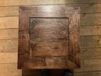 Massief teakhouten salontafel: 60 x 60 x 33 cm (lxbxh), Ophalen, Gebruikt, 50 tot 100 cm, Bohémian/ Aziatische stijl