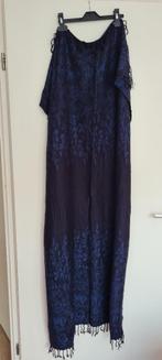 Zwart blauwe sjaal, das., Kleding | Dames, Mutsen, Sjaals en Handschoenen, Verzenden, Gedragen, Maat 46/48 (XL) of groter, Sjaal