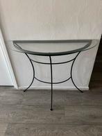 Sidetable glas, Huis en Inrichting, Ophalen, Gebruikt, 50 tot 100 cm, Glas