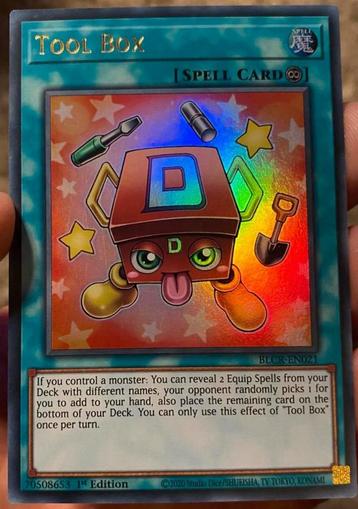 Yu-Gi-Oh! Tool Box BLCR 1st Edition ! beschikbaar voor biedingen