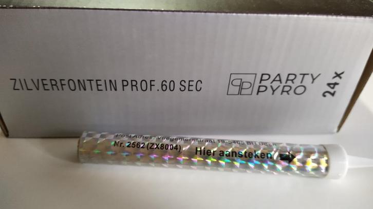 IJsfonteinen 60 seconden Party Pyro  met CE keurmerk, Hobby en Vrije tijd, Feestartikelen, Nieuw, Feestartikel, Verjaardag, Verzenden