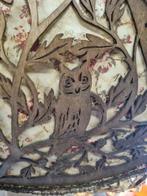 lampenkap houtsnijwerk indonesisch uil en eekhoorn, Ophalen of Verzenden, 'T Olde Gre-j, Info@toldegrej.nl, Endepoelstraat 20f Didam