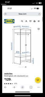 IKEA Kledingkast Kinderkamer - Wit, Ophalen, Overige materialen, Gebruikt, 50 tot 100 cm