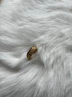 Zegelring Myjewellry goudkleurig maat 17, Sieraden, Tassen en Uiterlijk, Ringen, Overige materialen, Nieuw, Ophalen of Verzenden