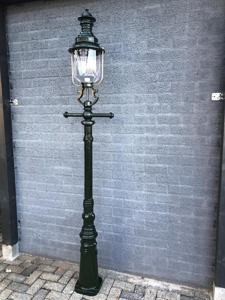 Sokkellamp Maastricht M - 68 cm.  Zoekt u een rustiek of lan, Tuin en Terras, Buitenverlichting, Nieuw, Staande lamp, Aluminium