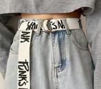 nieuwe mode jeans riem in wit - nieuw, Wit, Nieuw, Ophalen of Verzenden, 3 tot 5 cm