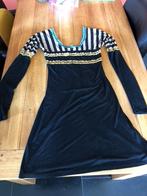 Zwarte Pianura Studio jurk, mt 46 = 40, Maat 38/40 (M), Pianura, Verzenden, Zwart