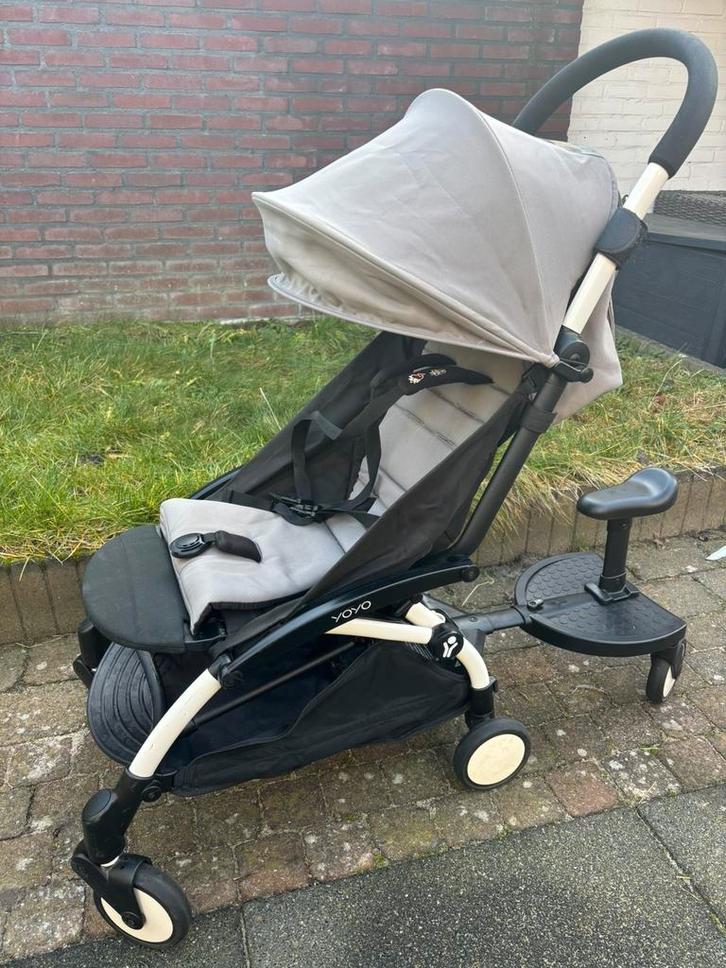 Babyzen Yoyo met meerijdplankje, Kinderen en Baby's, Buggy's, Gebruikt, Regenhoes, Ophalen