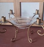 Kandelaar met glazen schaal aino aalto, Ophalen of Verzenden, Minder dan 25 cm