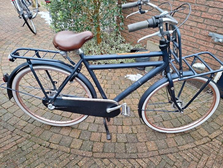 Blauwe Cortina Transport 28 inch herenfiets., Fietsen en Brommers, Fietsen | Heren | Herenfietsen, Gebruikt, Overige merken, 53 tot 57 cm
