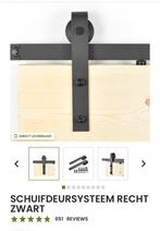 Railsysteem schuifdeur 99,99 voor 2stuks, Ophalen, 80 tot 100 cm, Binnendeur, Zo goed als nieuw