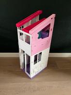 Inklapbaar Barbiehuis - 2 Verdiepingen, Kinderen en Baby's, Speelgoed | Poppenhuizen, Ophalen, Gebruikt, Poppenhuis