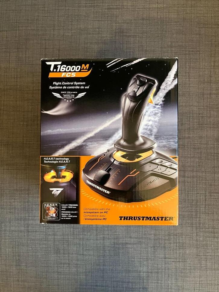 Thrustmaster T-16000M FCS Flightstick, Computers en Software, Joysticks, Zo goed als nieuw, Ophalen