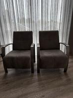 Set van 2 Fauteuils, Ophalen, 75 tot 100 cm, Zo goed als nieuw, Metaal