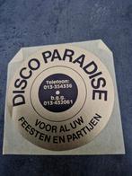 3257 Disco Paradise Sticker - Feesten en Partijen, Ophalen of Verzenden, Gebruikt, Overige typen