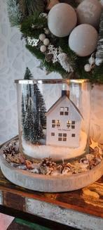 COMPLEET Riviera Maison House Votive windlicht hurricane zgn, Ophalen, Zo goed als nieuw