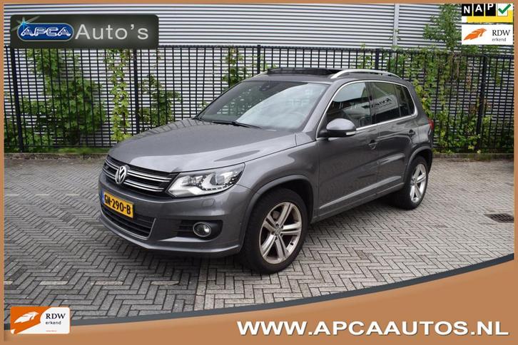 Volkswagen Tiguan 1.4 TSI R-Line 12 mnd GARANTIE Adaptive Cr, Auto's, Volkswagen, Bedrijf, Te koop, Tiguan, ABS, Airbags, Airconditioning