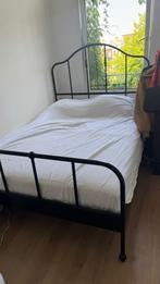 Ikea Sagstua bed 140x200 cm, Huis en Inrichting, Slaapkamer | Bedden, Ophalen, Zwart, Tweepersoons, 140 cm