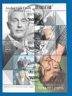 André van Duin 60 jaar publiekslieveling (gestempeld vel), Postzegels en Munten, Postzegels | Nederland, Verzenden, Na 1940, Gestempeld