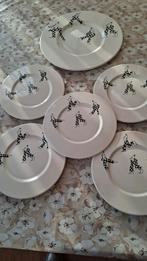 Gebakstel Birgit Stigter  Gebakschaal 28 cm 5 Bordjes 20 cm, Ophalen of Verzenden, Nieuw, Overige stijlen, Bord(en)