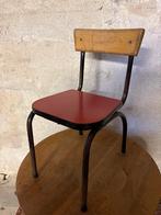 Vintage Kinderstoeltje Rood/Hout, Ophalen, Gebruikt, Eén, Rood