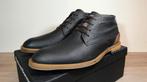 Floris van Bommel halfhoge herenschoenen maat 9,5 / 44, Ophalen, Zwart, Floris van Bommel, Zo goed als nieuw