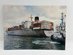 Ansichtkaart m.v. Nedlloyd Neerlandia, Verzamelen, Ophalen of Verzenden, Nieuw, Motorboot, Kaart, Foto of Prent