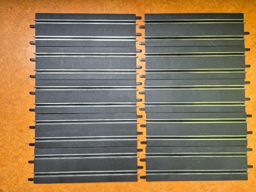 Carrera Rechte Baandelen (342 mm lang)  - per 10 stuks, Kinderen en Baby's, Speelgoed | Racebanen, Gebruikt, Onderdelen, Elektrisch