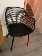 Kuipstoel webbing zwart kwantum, Huis en Inrichting, Stoelen, Ophalen, Zo goed als nieuw, Zwart, Eén