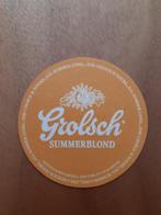 grolsch summerblond bier viltje, Verzamelen, Ophalen of Verzenden, Nieuw, Viltje(s), Grolsch