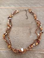 Ketting met kubus kralen, Verzenden, Zo goed als nieuw, Overige materialen