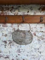 Brocante Frans ijzeren eiermandje/ allegonda, Antiek en Kunst, Ophalen of Verzenden