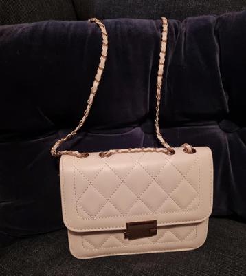 ZGAN CREME WITTE QUILTED CROSSBODY TAS beschikbaar voor biedingen