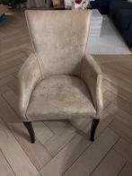 Elegante fauteuil met armleuningen x4, Gebruikt, Minder dan 75 cm, Ophalen of Verzenden, Stof